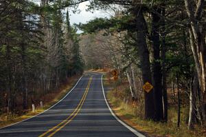 Driving south out of Copper Harbor on US41 (3).