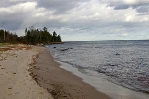 Keewenaw Peninsula beach near Betsy, MI.