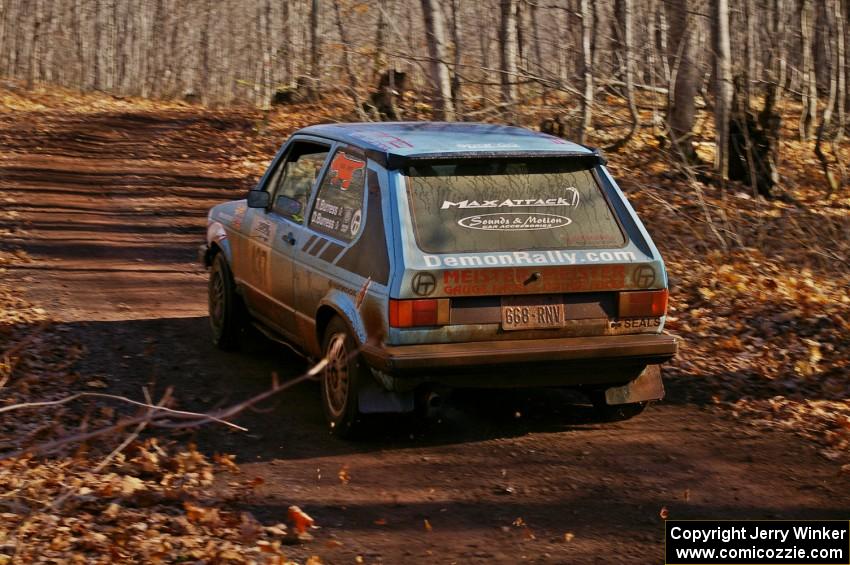 Tom Burress / Don Burress VW Rabbit on Gratiot Lake 1, SS9.