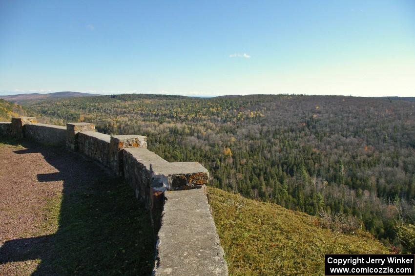 A view from one of the many stone walls atop Brockway Mountain (2).