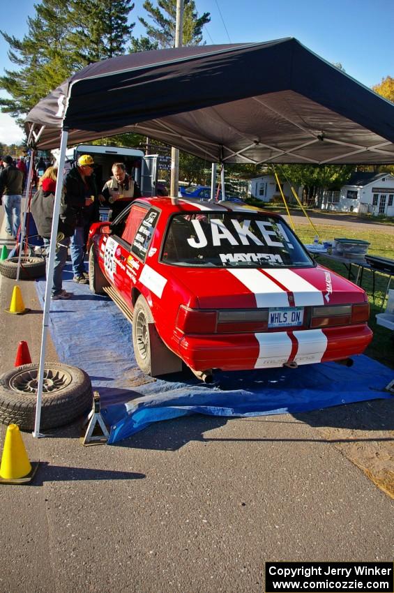 Mark Utecht / Rob Bohn Ford Mustang at Copper Harbor service.