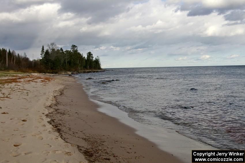 Keewenaw Peninsula beach near Betsy, MI.