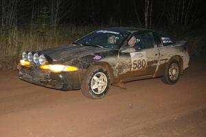 Mike Bodnar / Elaine Sheaks Misubishi Eclipse GSX transit through Gratiot Lake 2, SS16.