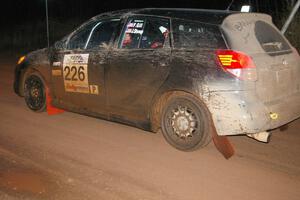 Jesse Shoup / Faheem Gill Toyota Matrix transits Gratiot Lake 2, SS16.