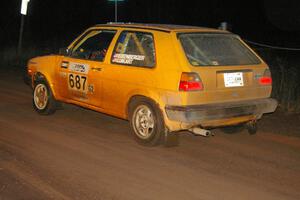 Chad Eixenberger / Jay Luikart VW Golf transits Gratiot Lake 2, SS16.