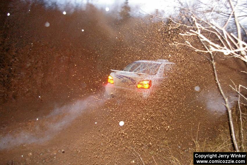 Arkadiusz Gruszka / Grzegorz Dorman in their Subaru WRX STi on Gratiot Lake 2, SS16. They finished 19th overall, 1st in Group N.