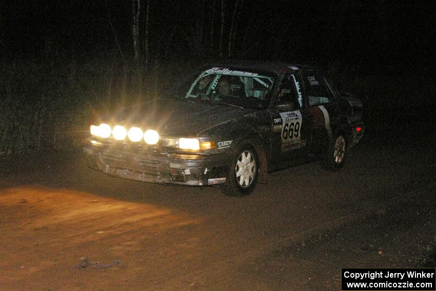 Evan Cline / Jason Grahn Mitsubishi Galant transit Gratiot Lake 2, SS16.