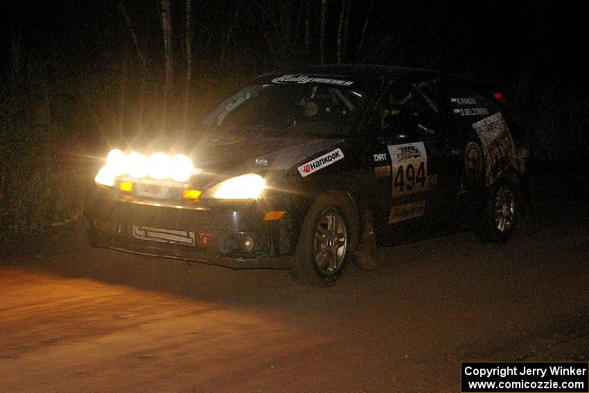 Roman Pakos / Dariusz Belzowski in their Ford Focus SVT transit Gratiot Lake 2, SS16.