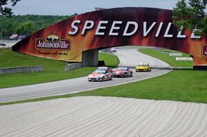 MX-5s entering the carousel