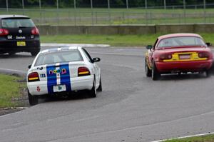 Tom Daly's SSC VW Rabbit, Greg Youngdahl's ITA Mazda Miata and John Glowaski's ITA Dodge Neon ACR