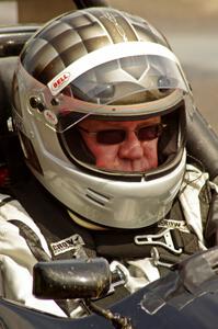 Steve Flaten in his cockpit