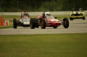 Paul Bastyr's McNamara Formula Vee, Jon Belanger's Autodynamics Mk. V Formula Vee and John Hagen's Triumph TR-4