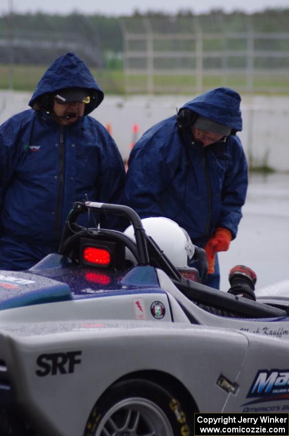 Mark Kauffman's Spec Racer Ford on the false grid