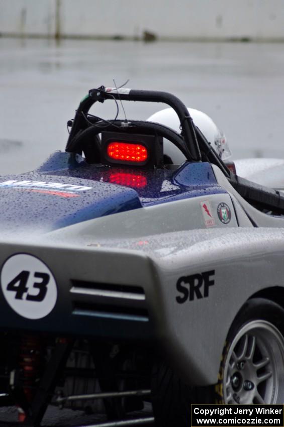 Mark Kauffman's Spec Racer Ford on the false grid