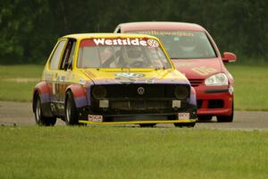 Jimmy Griggs's GTL VW Rabbit and Steve Hendricks' SSC VW Rabbit