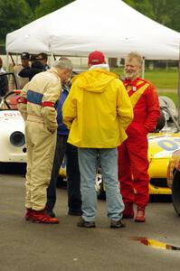 ??? and Don Haaversen converse after their race