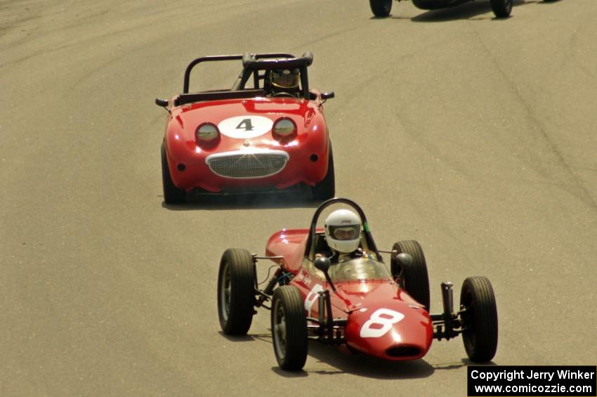 Jim Gaffney's RCA Formula Vee and Tom Daly's Austin-Healey Sprite