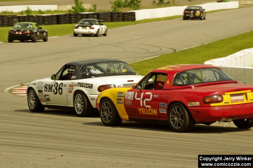 Samantha Silver's and Greg Youngdahl's Spec Miata Mazda Miatas