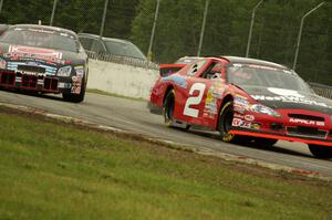 Carl Harr's Chevy Impala and Ronnie Jay's Ford Taurus