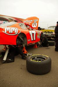 David Mayhew's Chevy Impala after the race