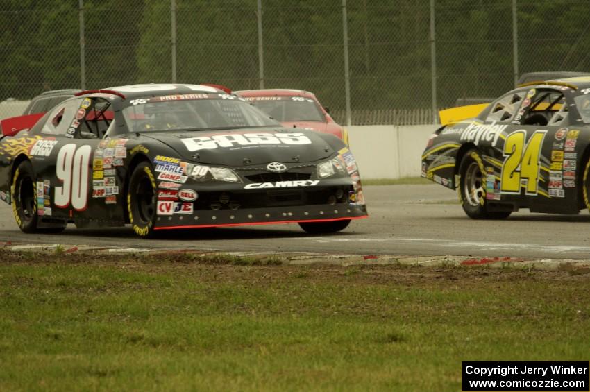 Chris Evans' Toyota Camry and Cameron Hayley's Toyota Camry