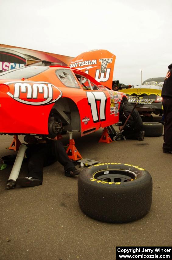 David Mayhew's Chevy Impala after the race