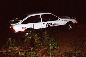 Colin McCleery / Jeff Secor Merkur XR4Ti on a stage during the first night.