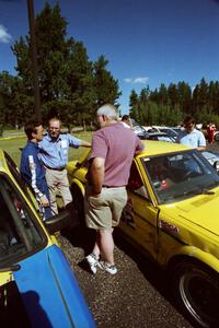 Alex Timmermans / John Golden Datsun 510 at parc expose on day two.