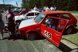 Brett Corneliusen / Brenda Corneliusen VW Rabbit at parc expose.