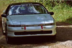 Chris Czyzio / Eric Carlson Mitsubishi Eclipse GSX near the start of SS8 (Thorpe Tower).