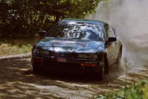 Jim Anderson / Martin Dapot Honda Prelude VTEC near the start of SS8 (Thorpe Tower).