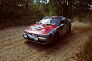 Darek Bosek / Kazimierz Pudelek Eagle Talon near the start of SS8 (Thorpe Tower).