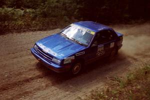 Kendall Russell / Lynn Dillon Dodge Shadow near the start of SS8 (Thorpe Tower).