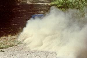 Cal Landau / Eric Marcus Mitsubishi Eclipse GSX at the spectator point on SS10 (Kabekona).