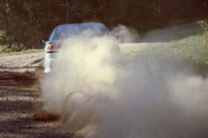 Chris Czyzio / Eric Carlson Mitsubishi Eclipse GSX at the spectator point on SS10 (Kabekona).