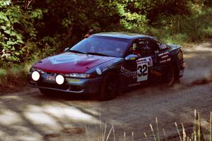 Darek Bosek / Kazimierz Pudelek Eagle Talon at the spectator point on SS10 (Kabekona).