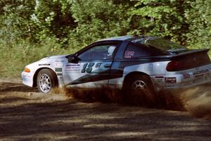 Bryan Pepp / Jerry Stang Eagle Talon at the spectator point on SS10 (Kabekona).