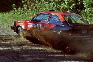 Jim Buchwitz / C.O. Rudstrom Mercury Lynx at the spectator point on SS10 (Kabekona).