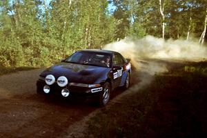 Cal Landau / Eric Marcus Mitsubishi Eclipse GSX at speed on SS12 (Parkway).