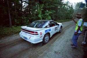 Chris Czyzio / Eric Carlson Mitsubishi Eclipse GSX launches from the start of SS13 (Thorpe Tower).