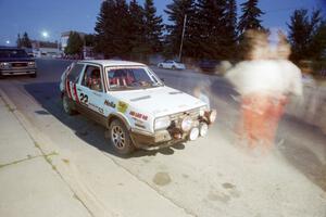 Dave White / Cindy Krolikowski VW GTI gets serviced in Akeley.