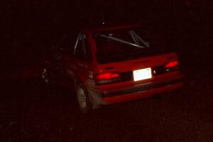 Gail Truess / Pattie Hughes Mazda 323GTX on SS4 (Waptus).