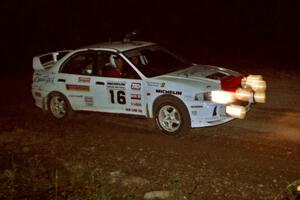 David Summerbell / Michael Fennell Mitsubishi Lancer Evo IV at the spectator point on SS16 (East Steamboat).