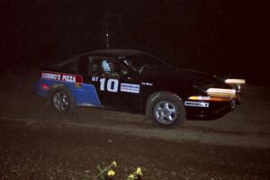 Cal Landau / Eric Marcus Mitsubishi Eclipse GSX at the spectator point on SS16 (East Steamboat).