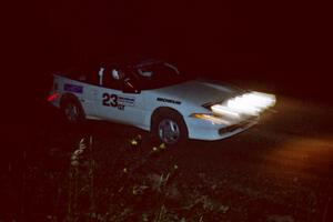 Chris Czyzio / Eric Carlson Mitsubishi Eclipse GSX at the spectator point on SS16 (East Steamboat).