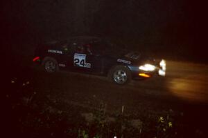 Jim Anderson / Martin Dapot Honda Prelude VTEC at the spectator point on SS16 (East Steamboat).