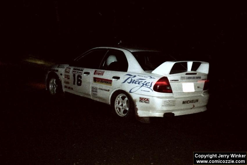 David Summerbell / Mike Fennell Mitubishi Lancer Evo IV on SS4 (Waptus).