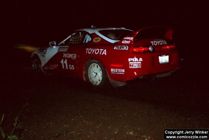 Ralph Kosmides / Joe Noyes Toyota Supra on SS4 (Waptus).