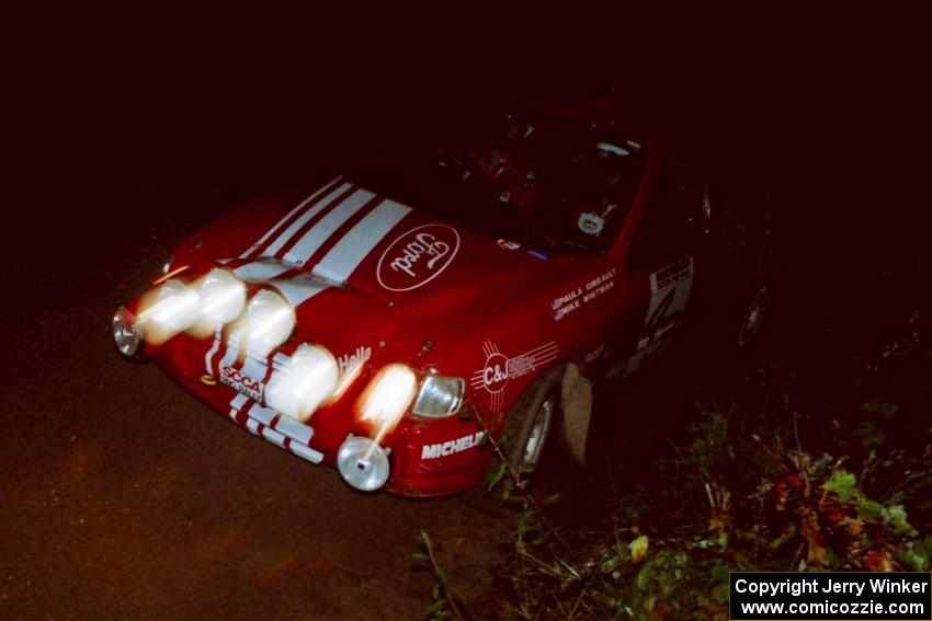 Mike Whitman / Paula Gibeault Ford Sierra Cosworth on SS4 (Waptus).