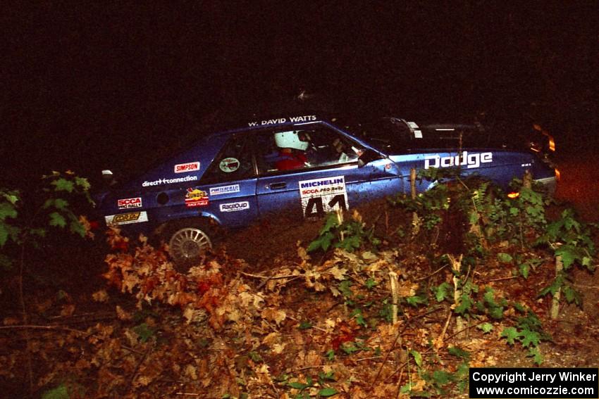 Brian Scott / Jamie Quaderer Dodge Shelby Charger on a stage during the first night.